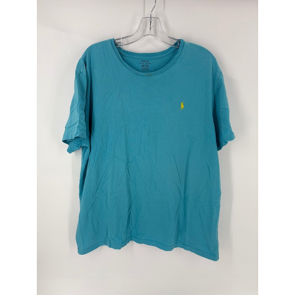 Polo Ralph Lauren Men's Teal Crew Neck T Shirt XXLT Large Classic Pony Logo